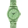 Image de Lacoste Montre à Mouvement à Quartz Trois Aiguilles pour Enfants Collection Rider avec Bracelet en Silicone Vert - 2020157