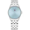 Image de Tommy Hilfiger Montre à Mouvement à Quartz Trois Aiguilles pour Femme avec Bracelet en Acier Inoxydable Argenté - 1782771