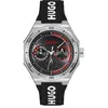 Image de HUGO Montre Analogique Multifunction à Quartz pour Homme Collection #Grail Sport - Disponible avec Bracelet en Acier Inoxydable ou en Silicone