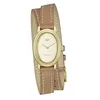Image de Lacoste Montre À Mouvement Quartz Deux Aiguilles pour Femme Collection Parisienne avec Bracelet en Cuir Marron - 2001454