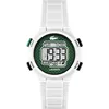 Image de Lacoste Montre Digitale pour Enfants Collection LC33 avec Bracelet en Silicone Blanc - 2030064