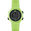 Image de Lacoste Montre Digitale pour Enfants Collection LC33 avec Bracelet en Silicone Vert - 2030067