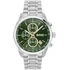 Image de BOSS Montre Chronographe à Quartz avec Calendrier pour Homme Collection Grand Prix 44 avec Bracelet en Acier Inoxydable ou en Cuir