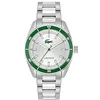 Image de Lacoste Montre à Trois Aiguilles pour Homme avec Bracelet en Acier Blanc argenté