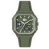 Image de Lacoste Montre à Mouvement à Quartz Trois Aiguilles Vert Collection LC33 Square avec Bracelet en Silicone Vert - 2011505