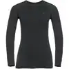 Image de Odlo Base Layer Top Crew Neck Long Sleeve Performance Warm EC Femme Noir
