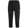 Image de Odlo Leggings de Sport pour Femmes Essential Tights 3/4 Vêtements de Course Legging de Course Noir I Pantalon de Course I Femmes