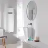 Image de Zehnder Vitalo Spa Sèche-serviettes avec boîtier de raccordement Easy Fit, fonctionnement à eau chaude, ZV210359B100000, VITK-120-060
