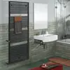 Image de Zehnder Universal Sèche-serviettes, Modèle de remplacement, fonctionnement mixte ou à eau chaude, ZU100460A6N9000, HU-180-060-NA90