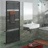 Image de Zehnder Universal Sèche-serviettes, Modèle de remplacement, fonctionnement mixte ou à eau chaude, ZU100460A6N5000, HU-180-060-NA50