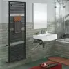 Image de Zehnder Universal Sèche-serviettes, Modèle de remplacement, fonctionnement mixte ou à eau chaude, ZU100450A6N5000, HU-180-050-NA50
