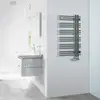 Image de Zehnder Yucca Asym Sèche-serviettes, fonctionnement mixte ou à eau chaude, ZY300148A300000, YA-090-050