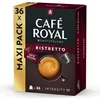 Image de Café Royal Ristretto   Capsules de café compatibles Nespresso®, 100 % Arabica, torréfaction foncée, intensité 11/12, 36 capsules