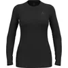 Image de Odlo Merino 160Crew Haut Manches Longues Femmes Noir - Black M