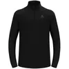 Image de Odlo Essential Ceramiwarm Mid Layer 1/2 Zip Maillot de Course Hommes Noir M
