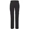 Image de Mammut Runbold IV Zip Off Pants Women - Pantalon de Randonnée Stretch Femme | Convertible en Short et Léger | Taille 44 Long, Noir