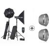 Image de Elinchrom Kit de 2 flashes 400J D-Lite RX 4 + 2 Bols réflecteur 16 cm Bon plan