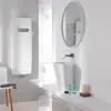 Image de Zehnder Vitalo Spa Sèche-serviettes, fonctionnement à eau chaude, ZV200359B100000, VIT-120-060