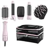 Image de REVLON One Step  5 in 1 Multi Air Styler Pink Titanium Edition (pochette incluse, 5 accessoires : diffuseur, boucleur à air, brosse ronde, plate et ovale volumisante en céramique tourmaline & titane)