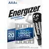 Image de Energizer Ultimate Lithium - Piles AAA (Lot de 4) - La Pile AA Qui Dure Le Plus Longtemps au Monde - Longue durée pour appareils à Haute consommation - Emballage 100% Recyclable - Conservation 25 Ans