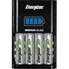Image de Energizer Recharge - Piles Rechargeables avec Chargeur Express - Charge complète en 1 Heure ou Moins - Compatible NiMH AA et AAA - 4 Pile AA 2300 mAh incluses
