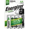 Image de Energizer Recharge Unviersal - Piles Rechargeables AA (Lot de 4) - 1300 mAh