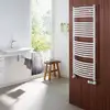 Image de Zehnder Zeno Bow Sèche-serviettes, fonctionnement mixte ou à eau chaude, ZZ300150B100000, ZNT-080-050