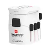Image de SKROSS - 1.103180 | Pro - World | Adaptateur de Voyage Universel pour Prise de Courant - Tension et Puissance 100V   630W / 250V   1575W. Protection Contre Les Chocs électriques
