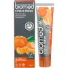 Image de BIOMED Dentifrice Citrus Fresh pour une haleine fraîche - dentifrice sans fluor et 97% naturel - arôme orange-agrumes - sachet de 100g (Lot de 2)