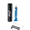 Image de Milkit Ensemble Compact de valves de 75 mm avec seringue de Remplissage et Outil de Noyau de Valve pour pneus de vélo