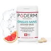 Image de PODERM - ONGLES SAINS COMPLEMENT ALIMENTAIRE 30 jours| Répare et fortifie l’ongle | Cure professionnelle pied/main | Facile & rapide | Swiss Made