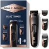 Image de King C. Gillette Tondeuse Barbe Homme, 3 Sabots Interchangeables, Noire