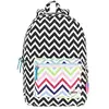 Image de TOTTO - Sac à Dos Jeune, modèle Vetus, Sac à Dos pour Ordinateur Portable 14 Pouces, Dimensions 44 x 30,5 x 7,5 cm, avec 1 Compartiment Principal et 1 Poche Avant, imprimé Multicolore et Noir, Blanc