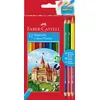 Image de FABER-CASTELL - Coffret 15 crayons de couleur, dont 3 bicolores