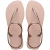 Image de Havaianas - Flash Urban, Sandales Confortables, Élégantes et Polyvalentes, Fermeture à la Cheville, Lanières Métallisées Croisées, Femme, Ballet Rose Golden Blush, 41/42