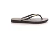 Image de Havaianas Slim Logo Metallic Femme FlipFlop Black/Gold 35 EU
