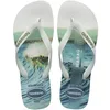 Image de Havaianas Top Surfer I Homme FlipFlop White/White 41 EU