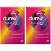 Image de Durex Préservatifs Pleasure Me - 20 Préservatifs Perlés et Nervurés