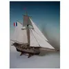 Image de Maquette bateau en bois : CÃ´tre ArmÃ© 1815 Faucon