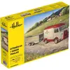 Image de Maquette camionnette et remorque : Citroen HY + Goods Trailer