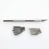 Image de Scalpel en aluminium avec lame Ã  pointe fine