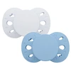 Image de Biolane Lot de 2 Sucettes Anatomiques Essentielle Bleu Clair et Bleu Foncé - 18 Mois +
