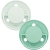 Image de Biolane Lot de 2 Sucettes Rondes Originale Vert Clair et Vert Foncé - 6 Mois +