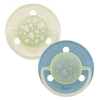 Image de Biolane Lot de 2 Sucettes Rondes Nuit Bleu et Beige - 6 Mois +