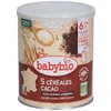 Image de Babybio Céréales - Céréale infantile instantanée bio pour nourrisson 2ème âge, cacao. - b