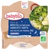Image de Babybio Délice DE Brocoli DE Bretagne Haricots Verts DES Hauts-De-France RIZ AU Persil dès 12 mois