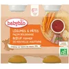 Image de Babybio Menu Légumes & Pâtes façon bolognaise, boeuf fermier de Nouvele-Aquitaine
