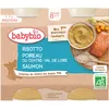 Image de Babybio Risotto Poireau DU Centre-Val DE Loire Saumon dès 8 mois