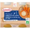 Image de Babybio Mouliné DE Carotte DES Landes & Quinoa DU Centre-Val DE Loire dès 8 mois