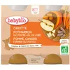 Image de Babybio Carotte Potimarron DU Centre-Val DE Loire Pomme Canard Fermier DU Poitou dès 8 mois